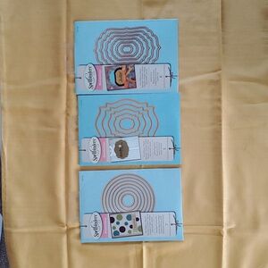 Lot Of 3 Spellbinders Metal Die Sets.  Lot#6